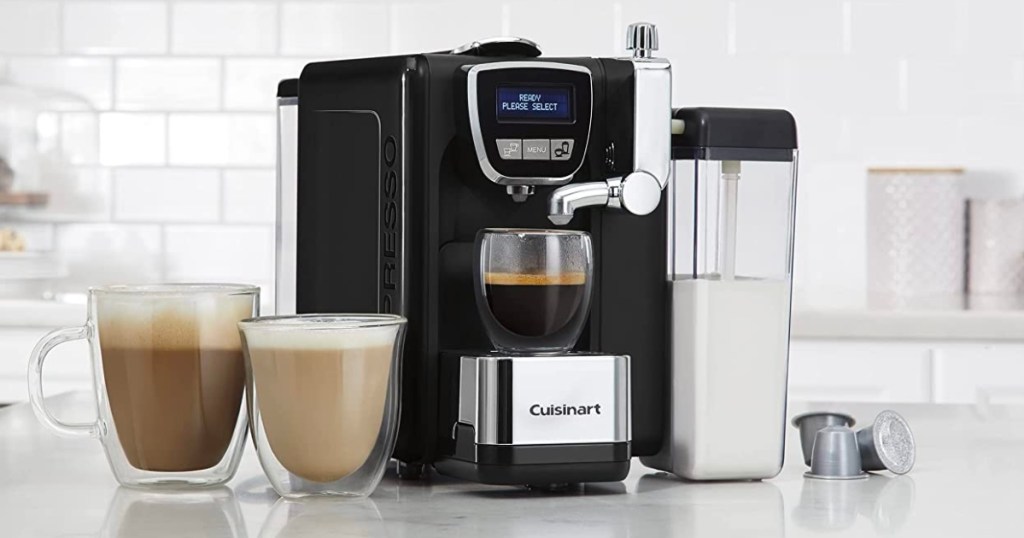 cuisinart espresso machine with milk reservoir