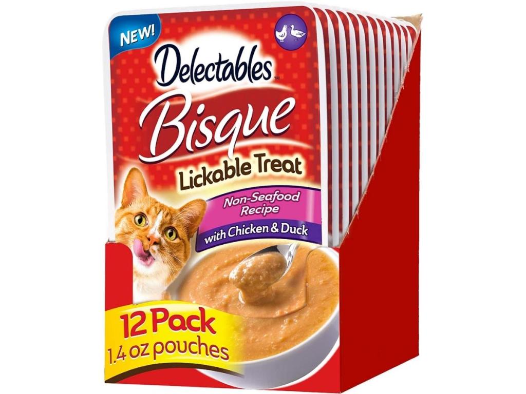 delectables lickable cat treats - stew tuna & whitefish