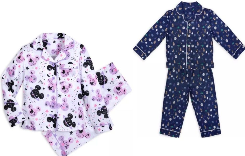 2 pairs of Disney kids pajamas