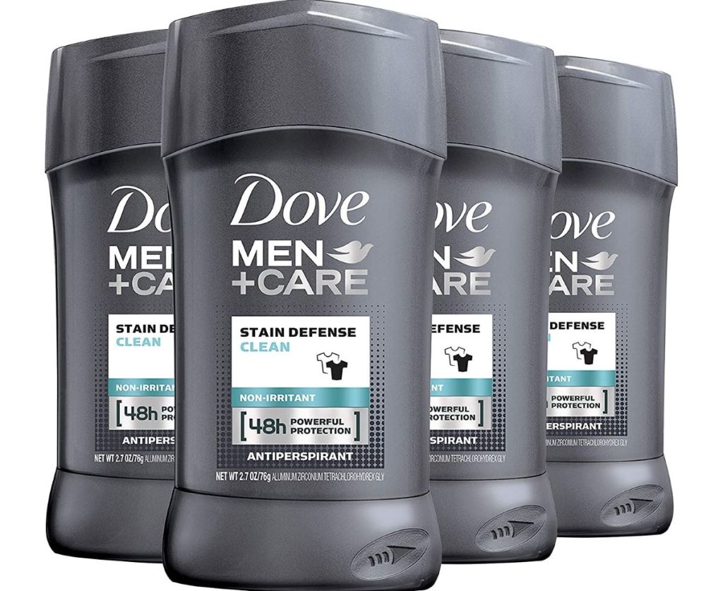 four Degree Men's deodorants
