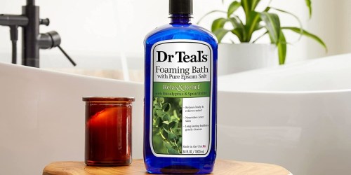 Dr. Teal’s Foaming Bath w/ Pure Epsom Salt 4-Pack Only $19.48 Shipped on Amazon (Just $4.87 Each)