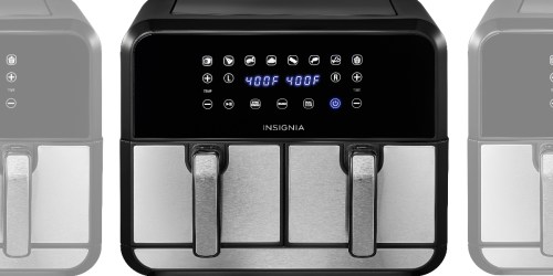 Insignia Dual-Basket Air Fryer Just $79.99 Shipped on BestBuy.com (Regularly $180)