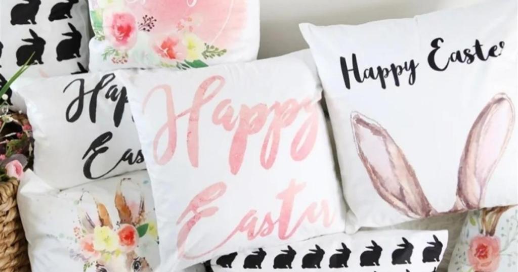 Easter/Spring Watercolor Pillow Covers