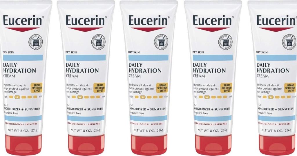 Eucerin Daily Hydration Body Cream w/ SPF 30 8oz Bottle