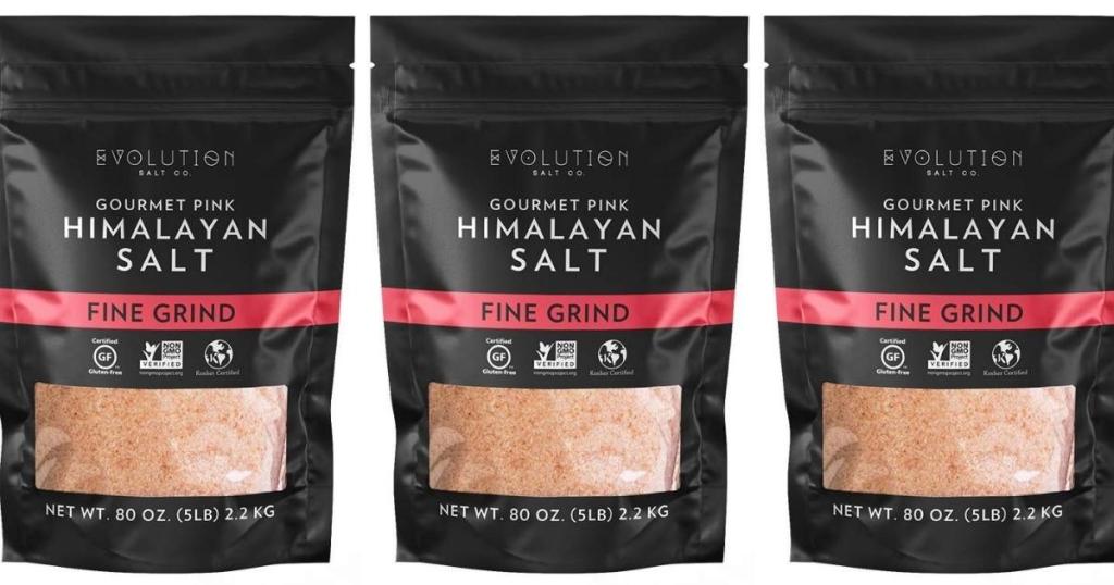 Evolution Salt Gourmet Pink Himalayan Salt 5-Pound Bag
