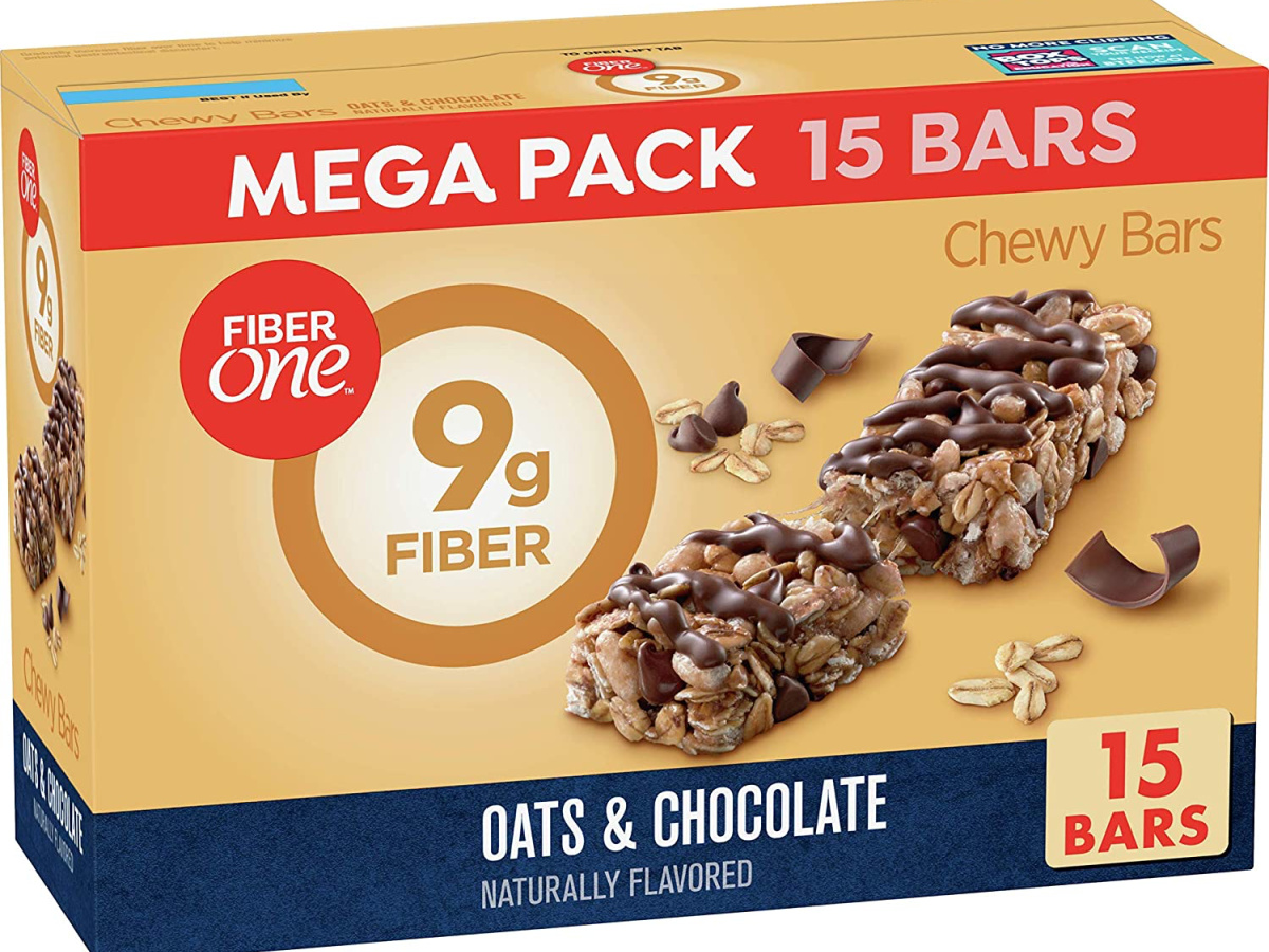 Fiber One Chewy Bars Oats & Chocolate 15-Count Box