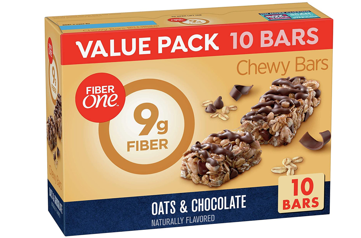 Fiber One Chewy Bars Oats & Chocolate 10-Count Box
