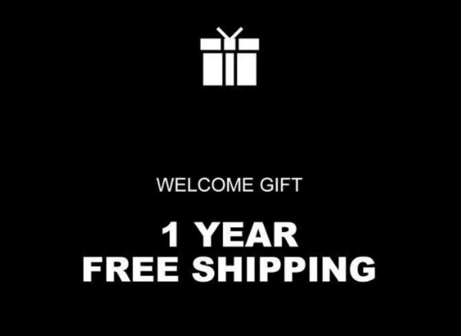 Free Shipping finish Line Welcome GIft