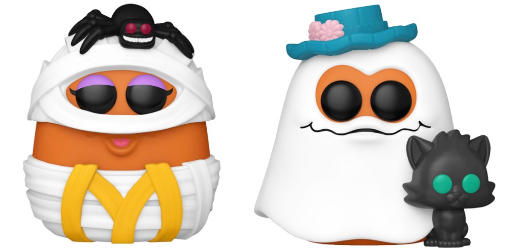 mummy and ghost funko pop mcnugget figures