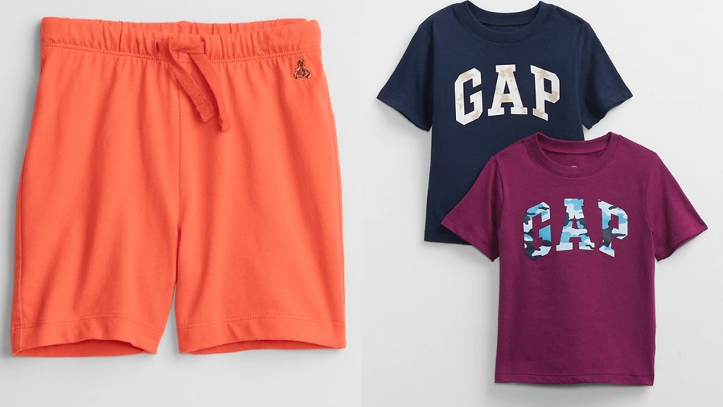 gap factory toddler boys shorts and tshirts