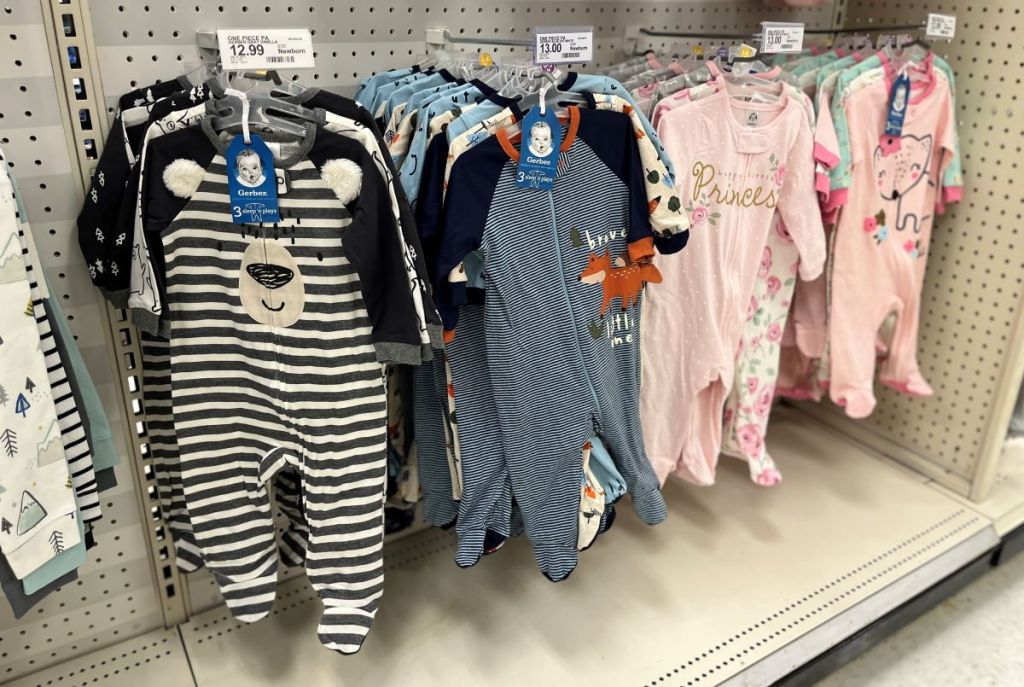 Gerber Baby Pajamas at Target