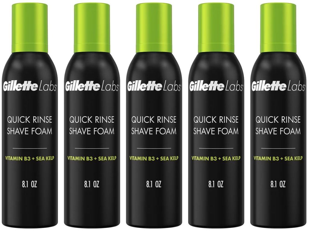 Gillette Labs Quick Rinse Shave Foam Vitamin