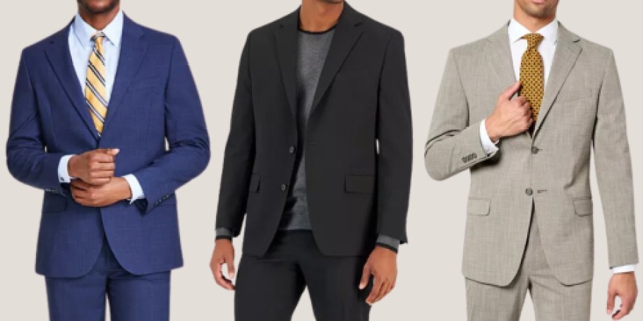 Up to 80% Off Macy’s Men’s Suits | Nautica, Van Heusen & More!