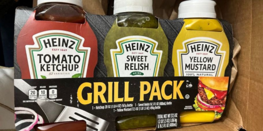 Heinz Ketchup, Relish & Mustard 3-Pack Only $5.68 Shipped on Amazon (Just $1.69 Each!)
