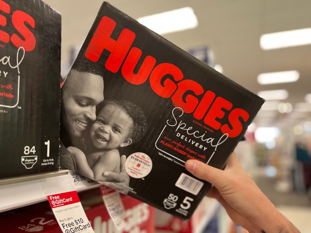 Huggies Special Delivery Diapers on Target Cart
