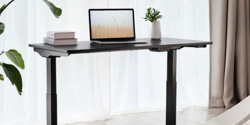 Insignia Adjustable Electric Standing Desk Only $239.99 Shipped on BestBuy.com (Regularly $345)