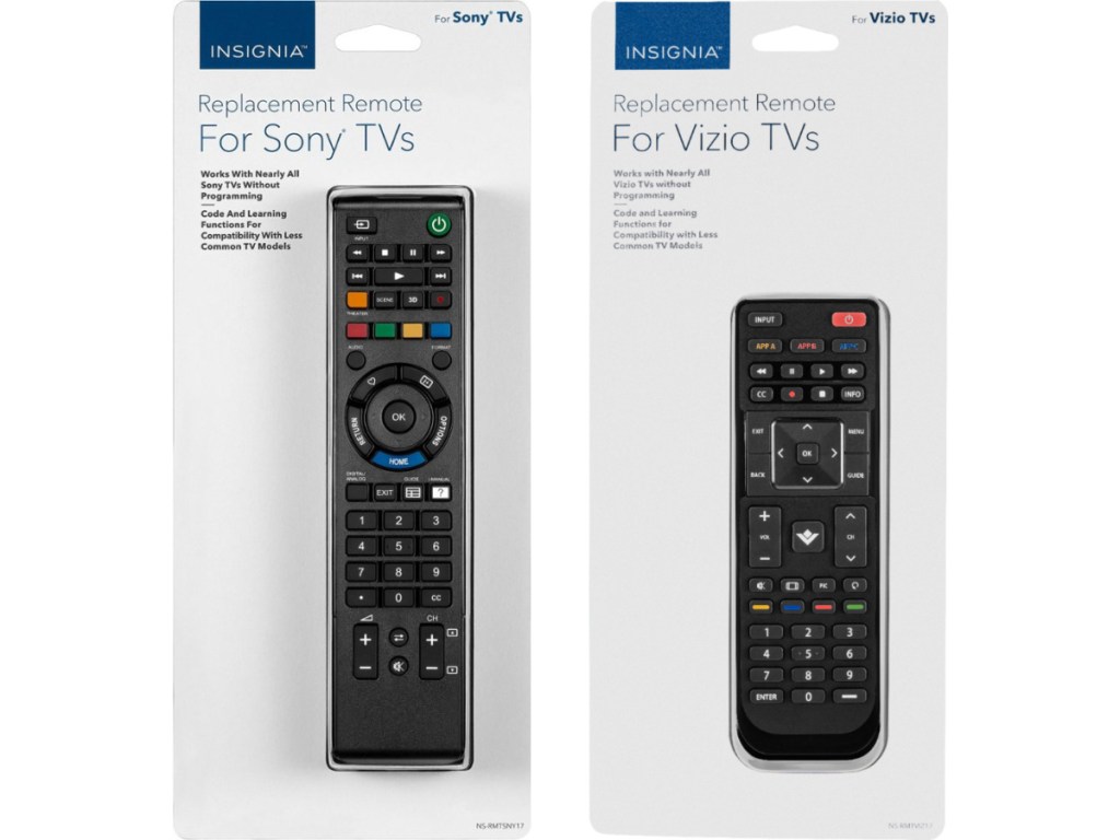 Insignia Replacement Remotes