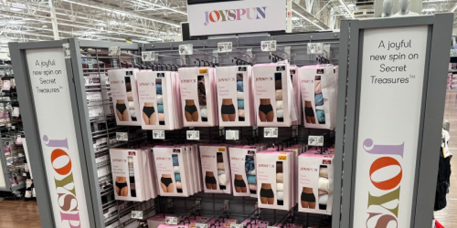Joyspun Women’s Underwear 2-Packs Only $4 on Walmart.com