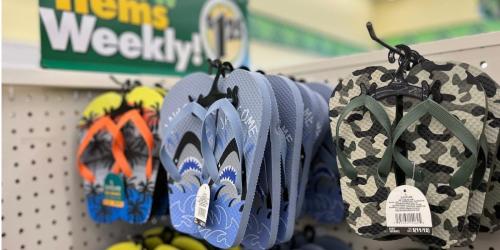 Flip Flops for the Family Just $1.25 at Dollar Tree (Lots of Fun Summer Prints)