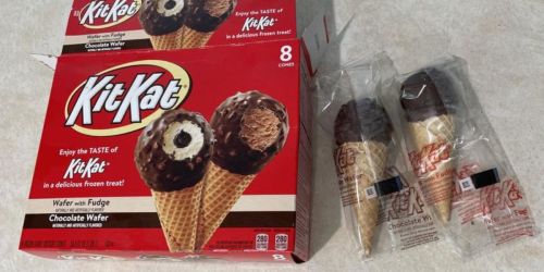 TWO Kit Kat Ice Cream Cones Boxes Only $2.79 at Walgreens After Cash Back