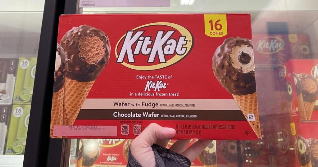 Kit Kat Ice Cream Cones 16Count Only 10 at Sam's Club Hip2Save