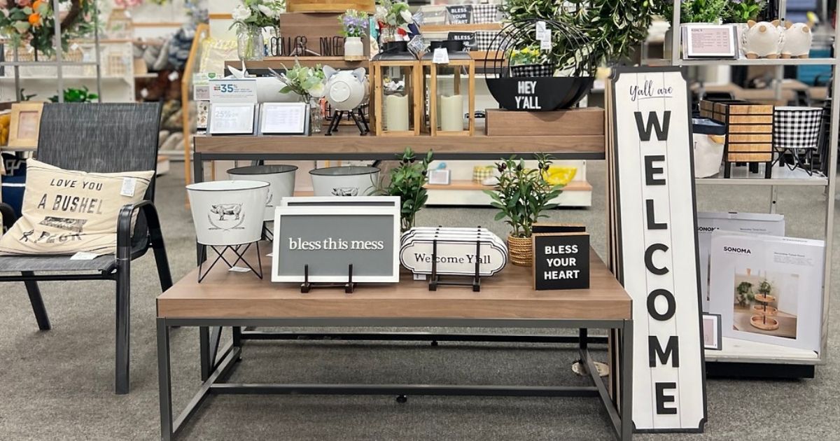 Modern Farmhouse Decor from 5 Shipped on Hip2Save