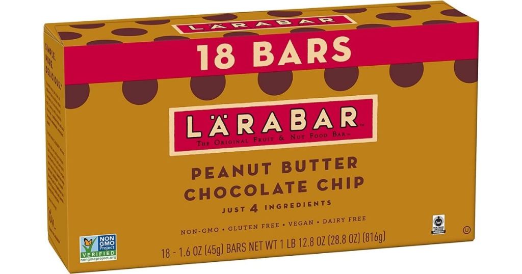 Larabar Nut & Fruit Bar 18-Count - Peanut Butter Chocolate Chip