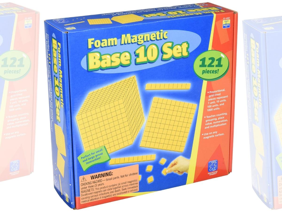 learning resources foam magnetic base set