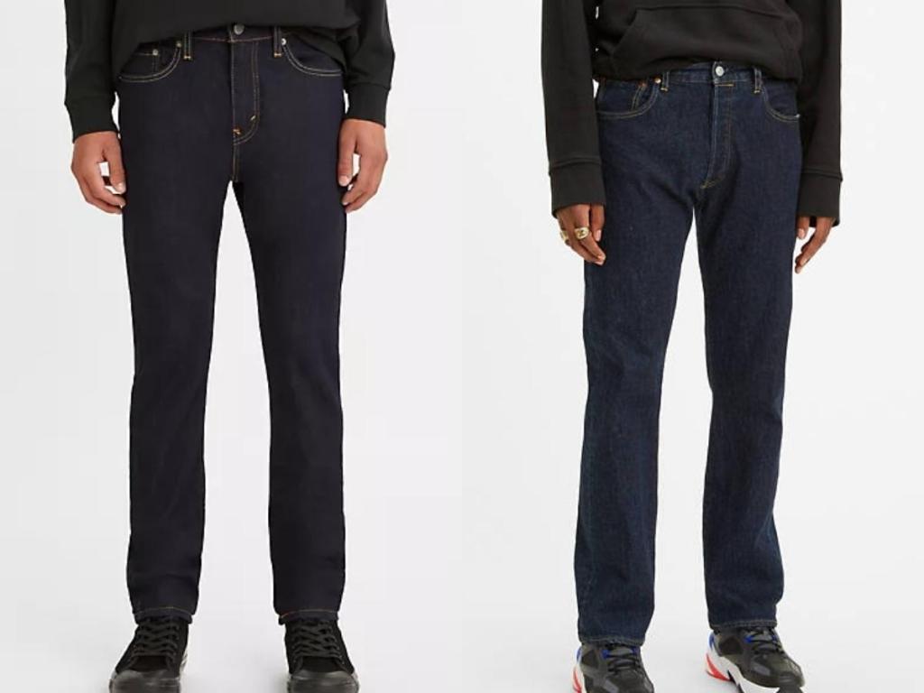 levi's men's skinny and straight jeans