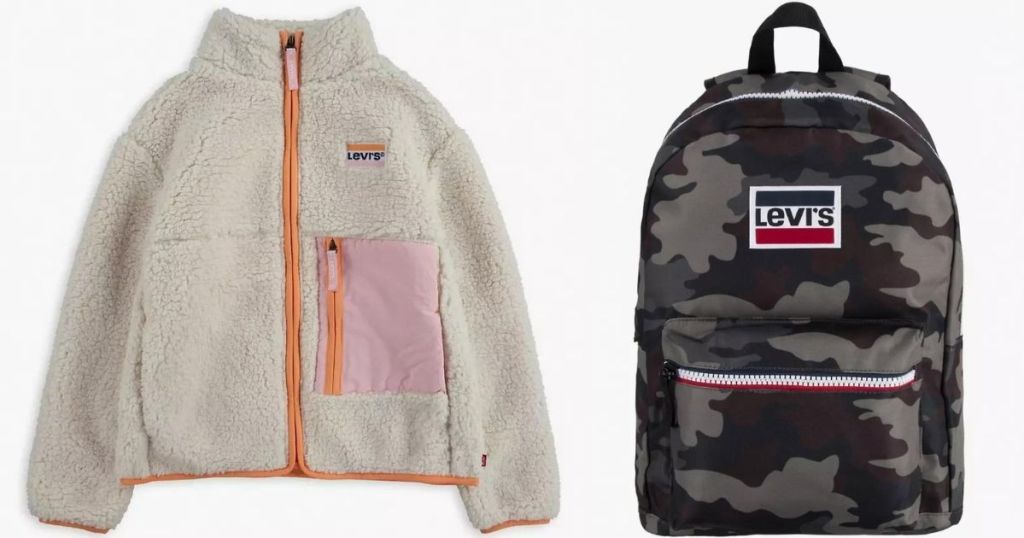 Levi's Sherpa and Backpack