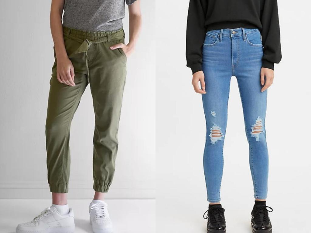 levi's women's joggers and jeans