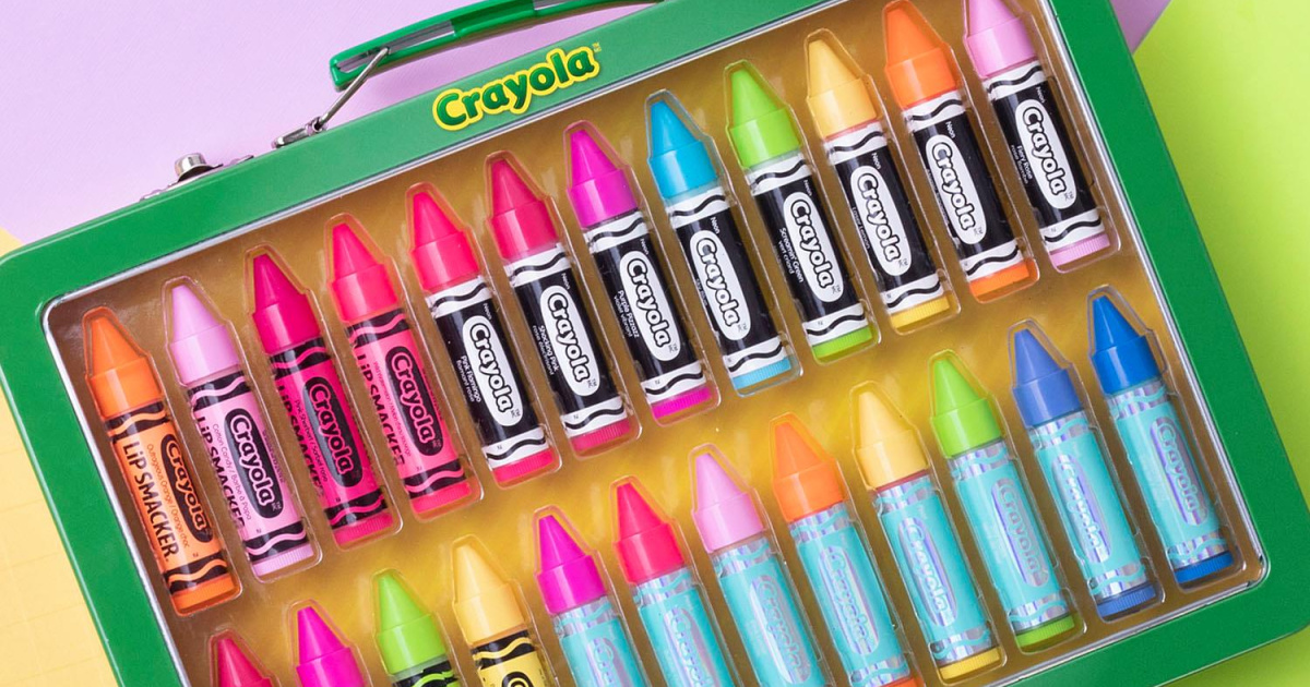 crayon-shaped lip balms in case