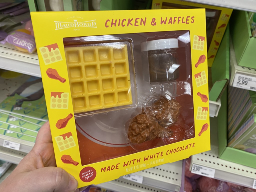 chicken and waffles candy in store