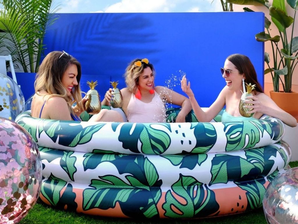 banana leaf inflatable pools