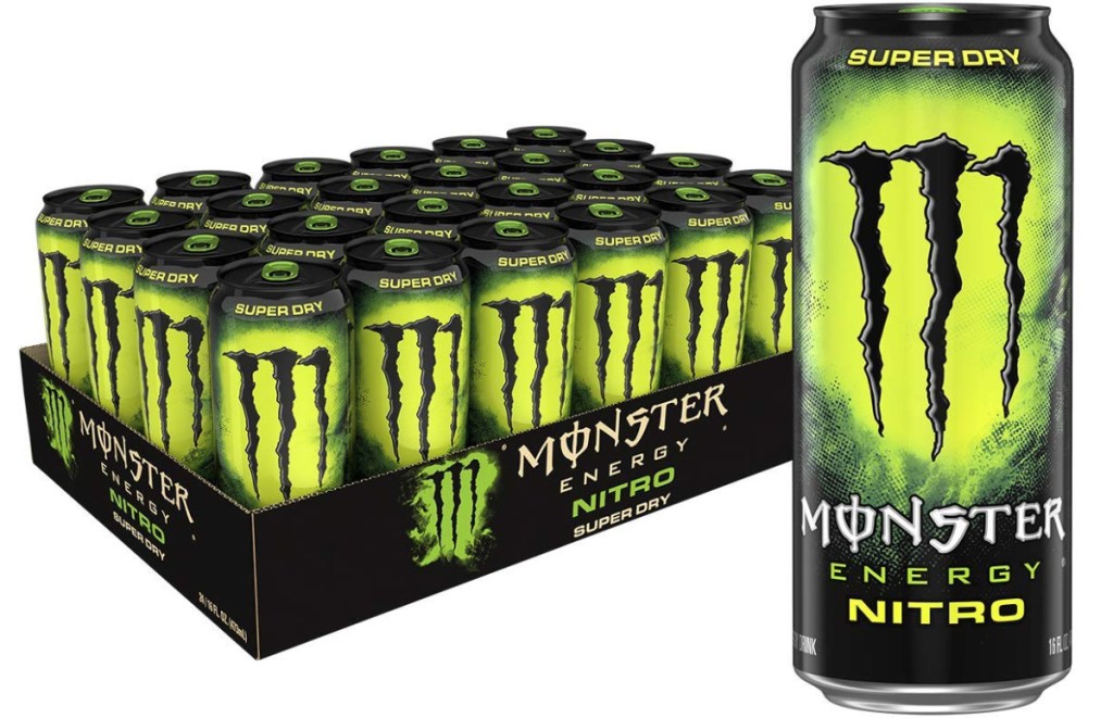 Monster Energy Nitro Super Dry Energy Drink 16oz 24-pack