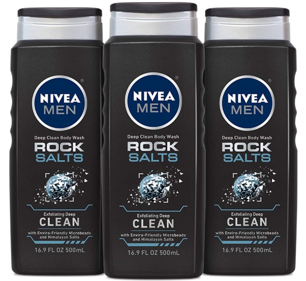 NIVEA MEN Deep Clean Rock Salts Body Wash
