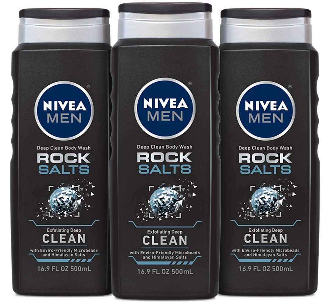 NIVEA MEN Deep Clean Rock Salts Body Wash
