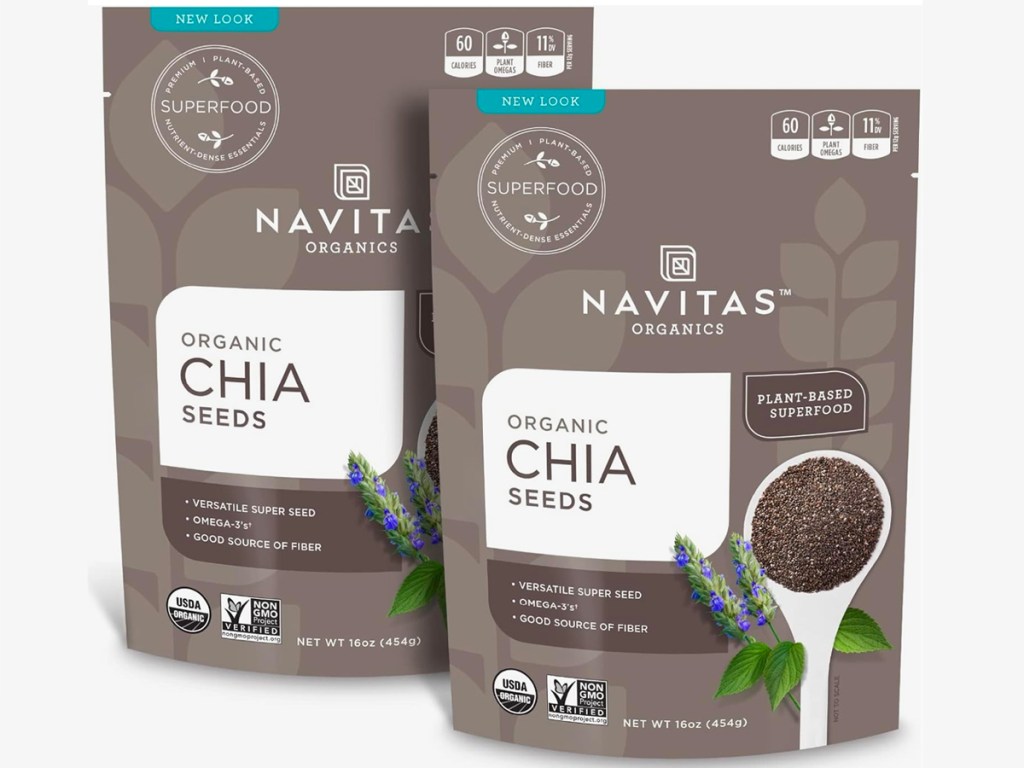 Navita Organics Chia Seeds 2-Pack