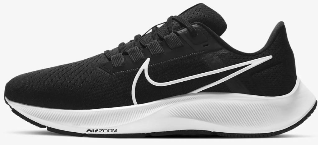 black and white Nike sneaker