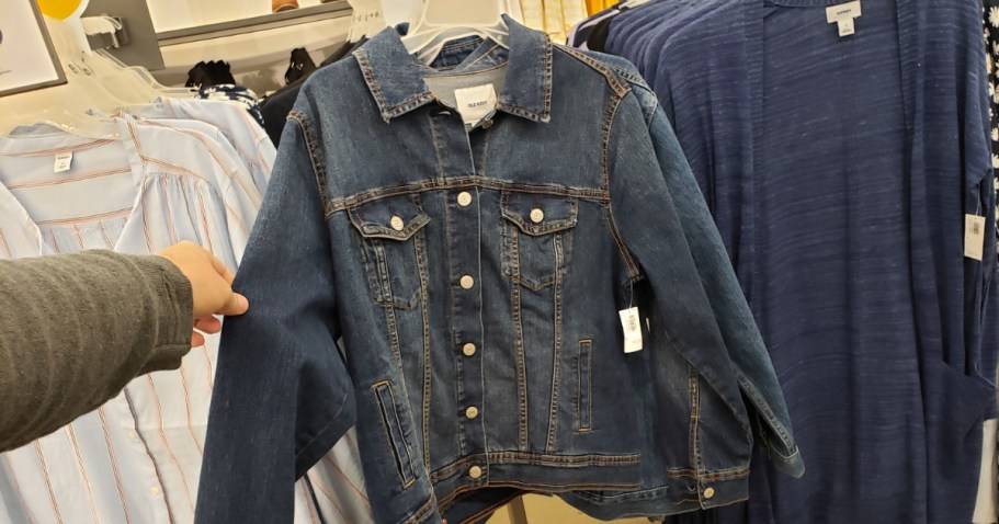 50% Off Old Navy Jean Jackets | Girls & Women’s Styles from $15 – Today Only!