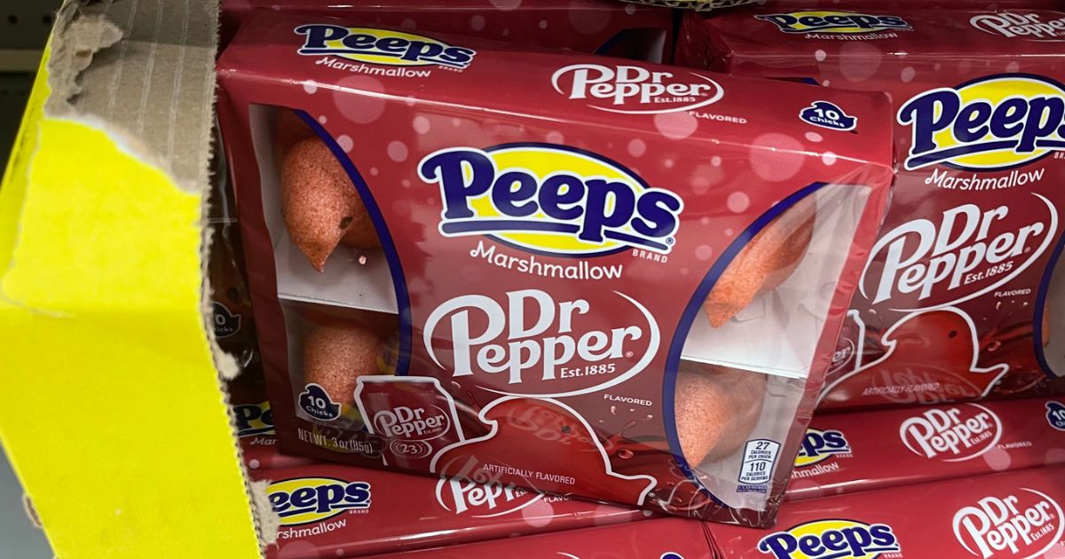 NEW Dr. Pepper Flavored PEEPS Candy Are Hitting Store Shelves (+ More