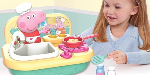 Peppa Pig Cooking Fun Tabletop Kitchen Only $6.49 on Amazon (Regularly $28)