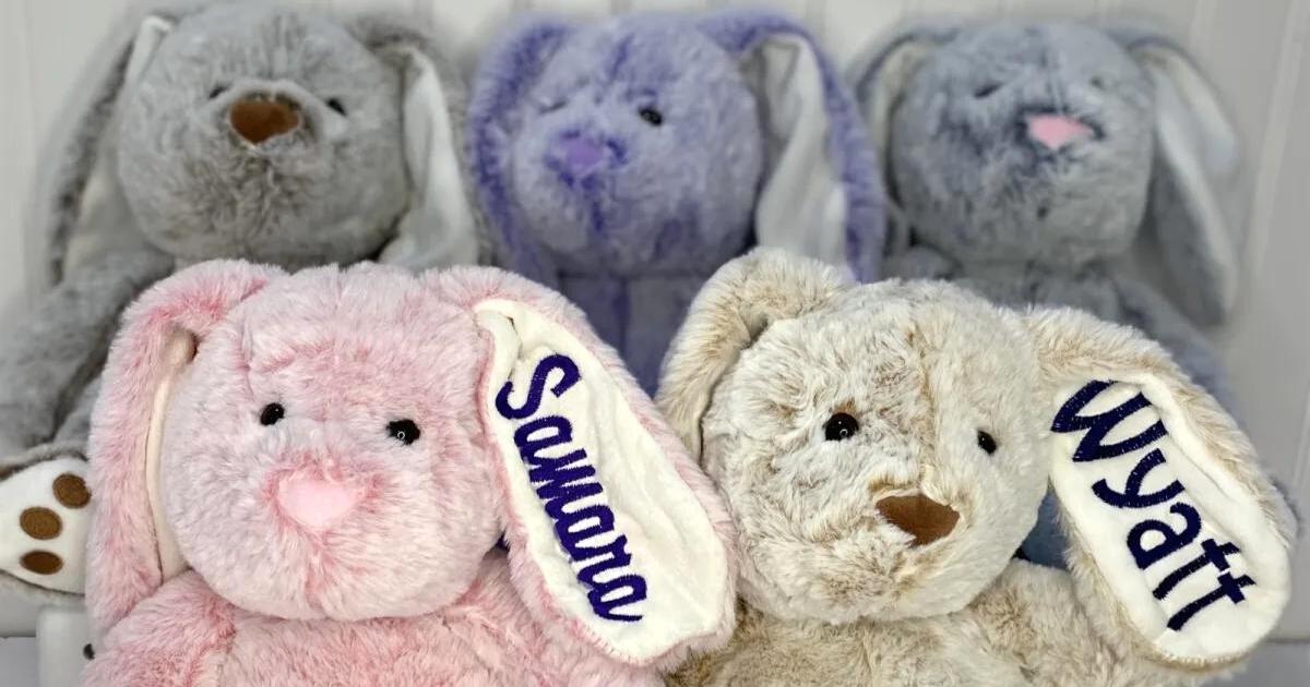 Personalized Plush Bunnies