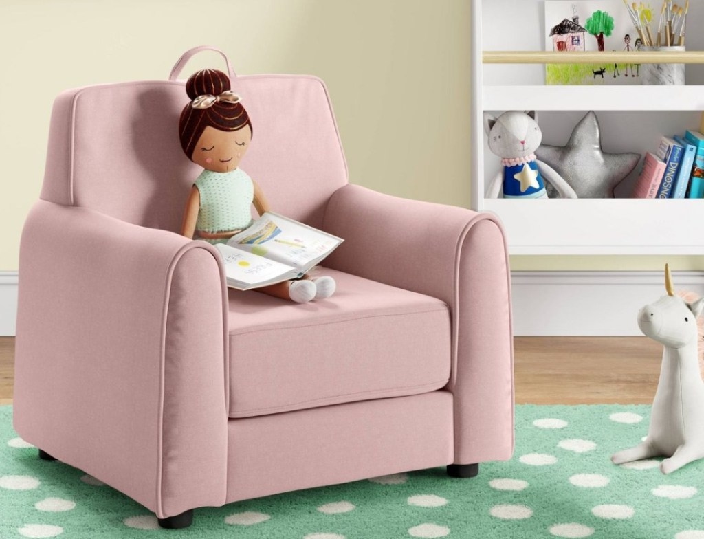 doll in a kids chair