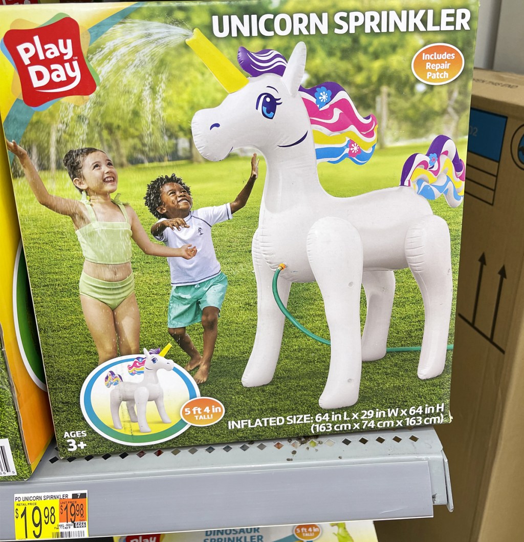 inflatable unicorn sprinkler