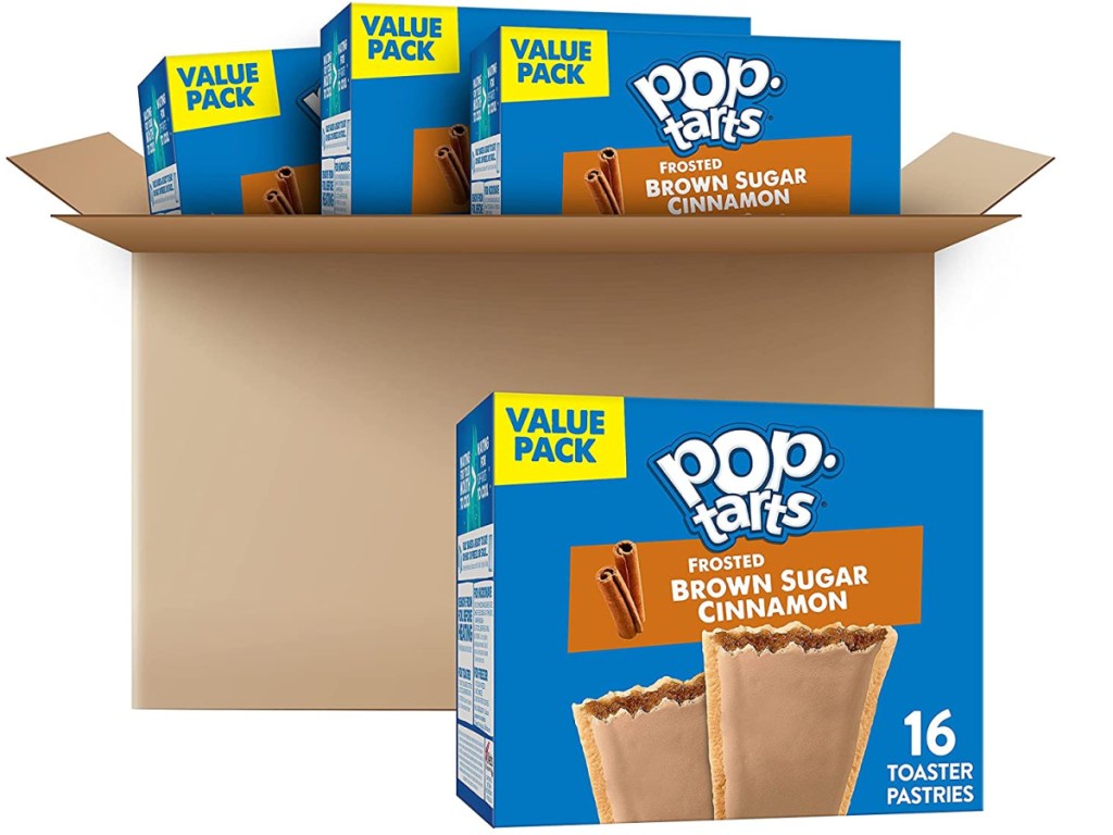 Pop-Tarts Frosted Brown Sugar Cinnamon 4 Boxes