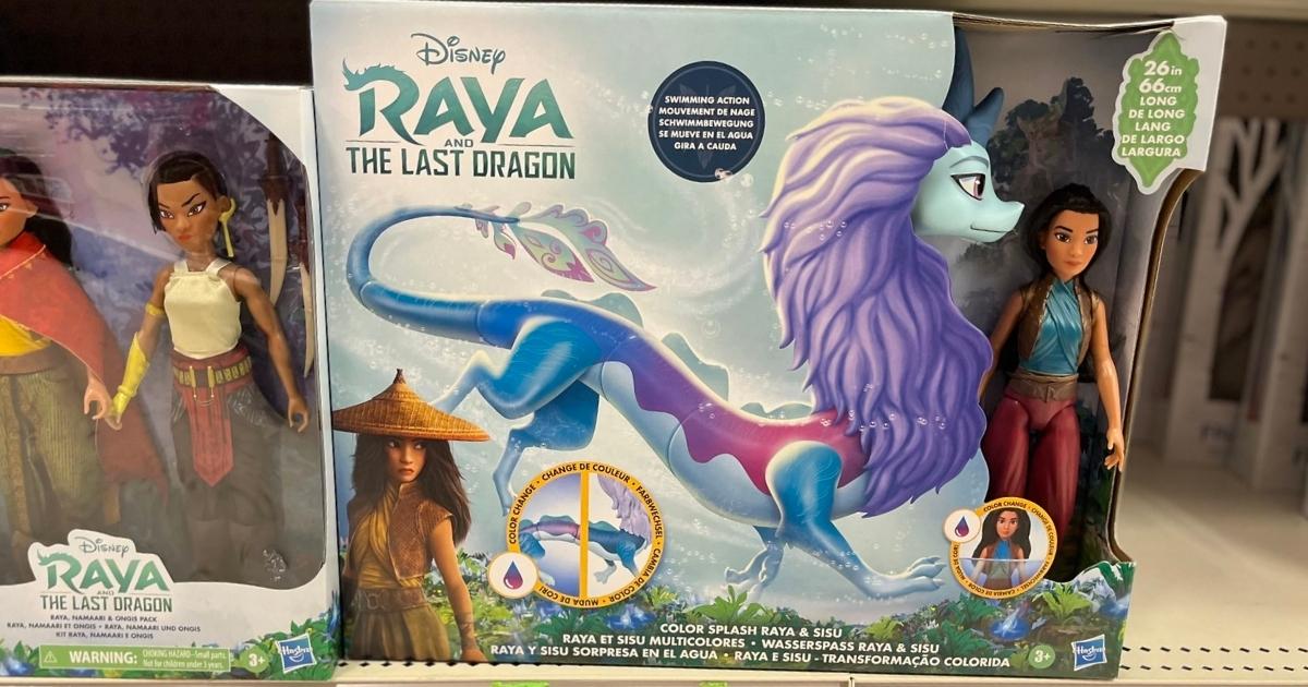 Disney's Raya and the Last Dragon Color Splash Raya and Sisu Water Toy