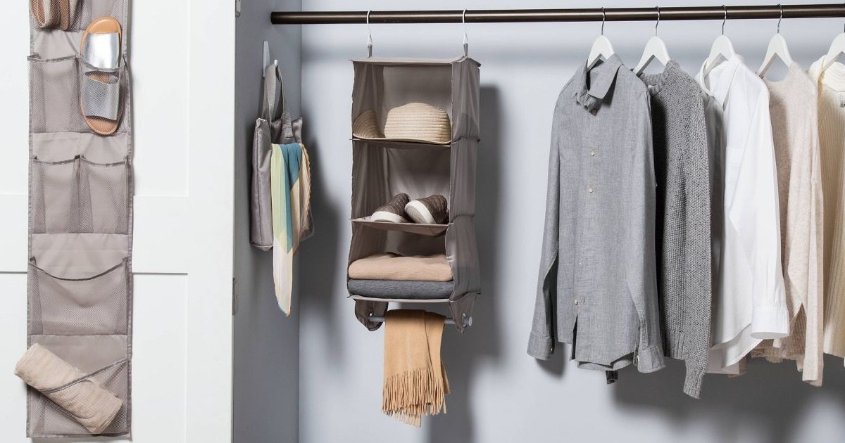 Room Essential Hanging Closet Organizers 10-Piece
