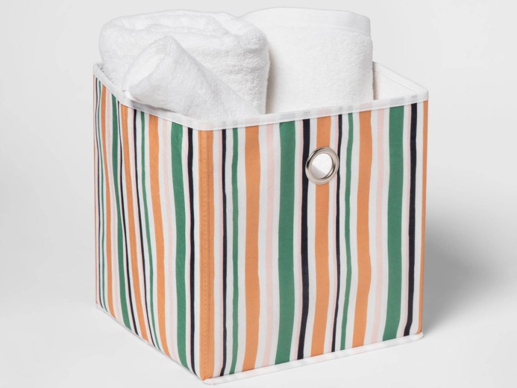 Room Essentials Fabric Cube Storage Bin 11 inches