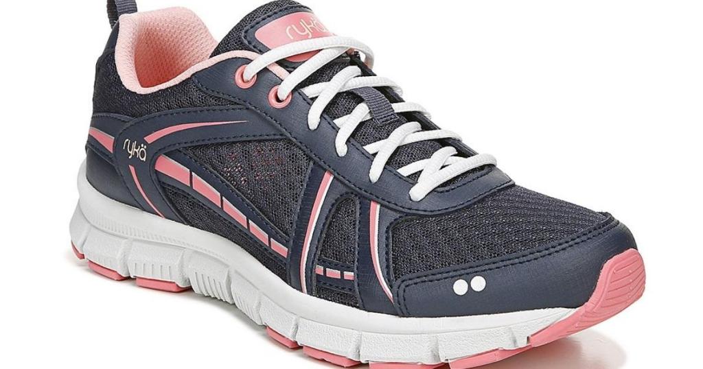 Ryka Women's Navy Blue & Pink Hailee 2 Walking Shoe